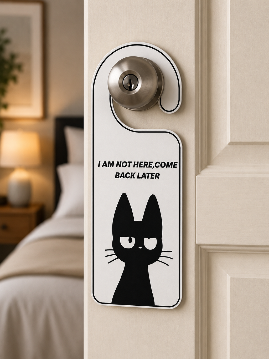I am not here Door Sign