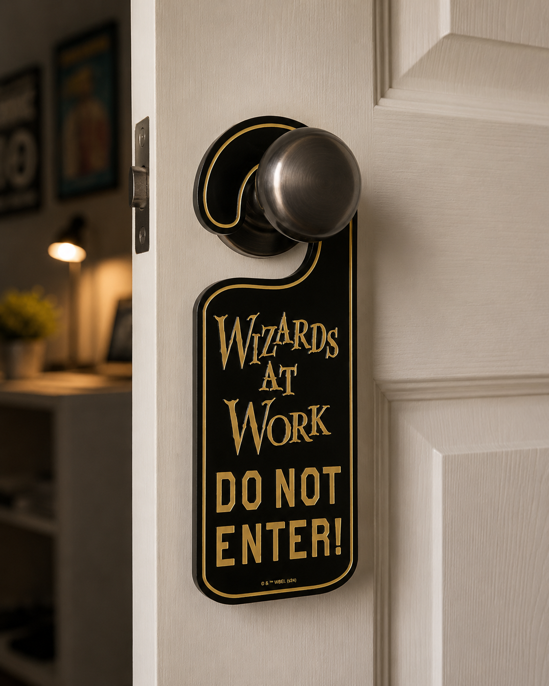 At Work Door Sign