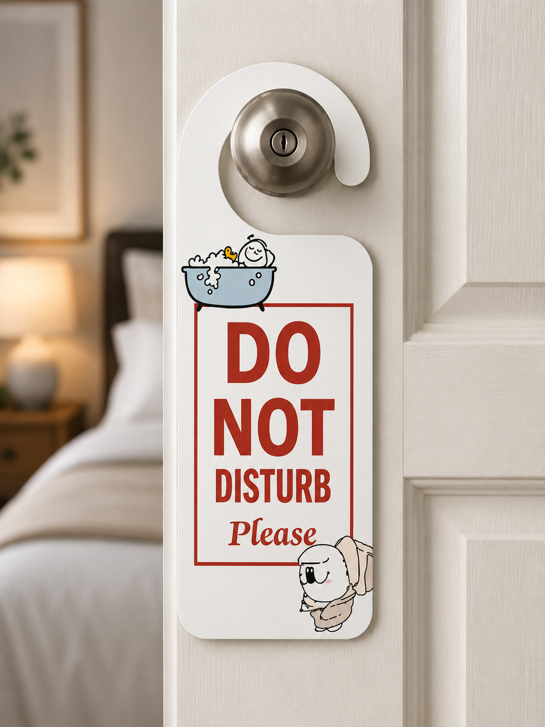 DND Bath Door Sign